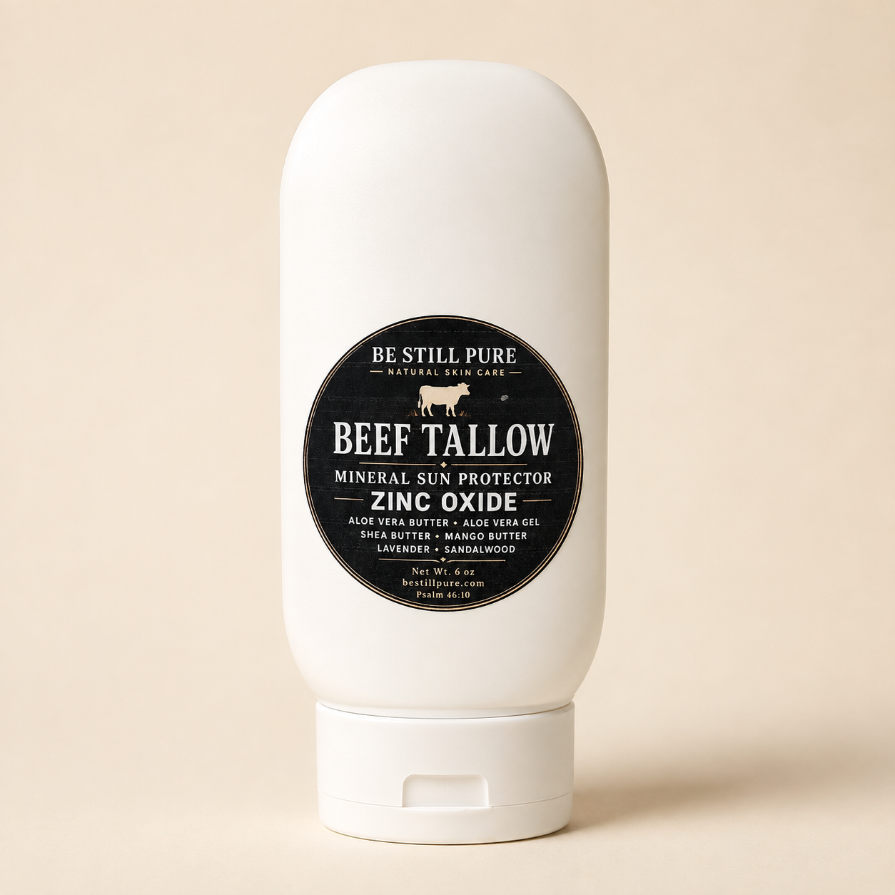 Beef tallow Sun Protector - Zinc Carrot seed Oil , Raspberry oil