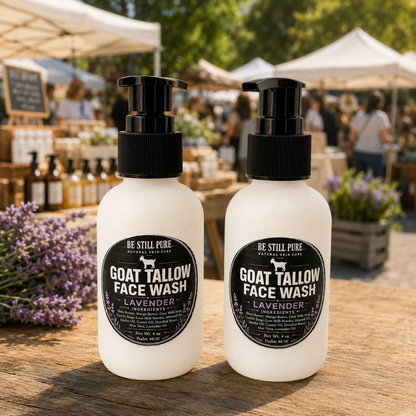 Goats Tallow Face Cleanser. - used organic Tallow