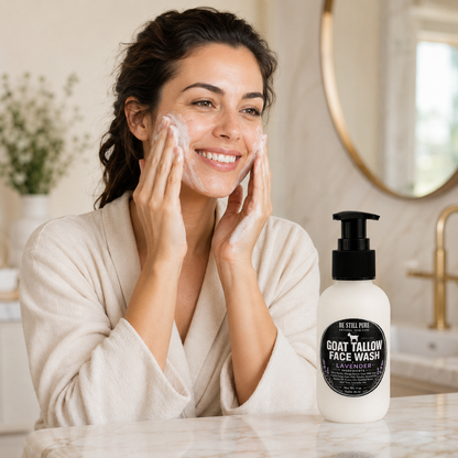 Goats Tallow Face Cleanser. - used organic Tallow
