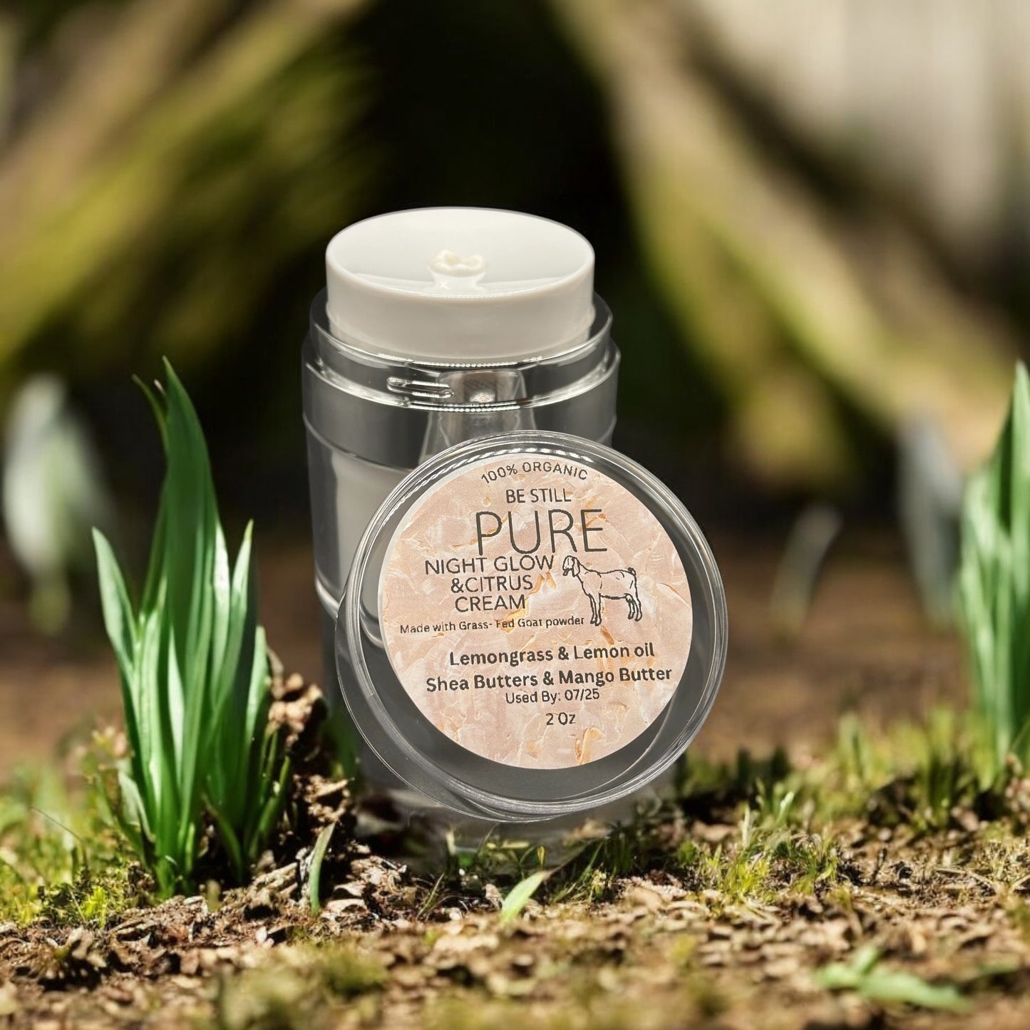 Bestillpure: Night Glow & Citrus Face Cream Lemongrass & Lemon oil