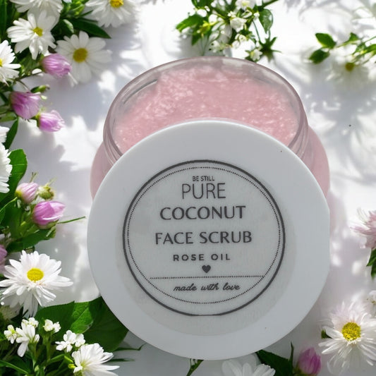 Coconut Rose Glow Face Scrub