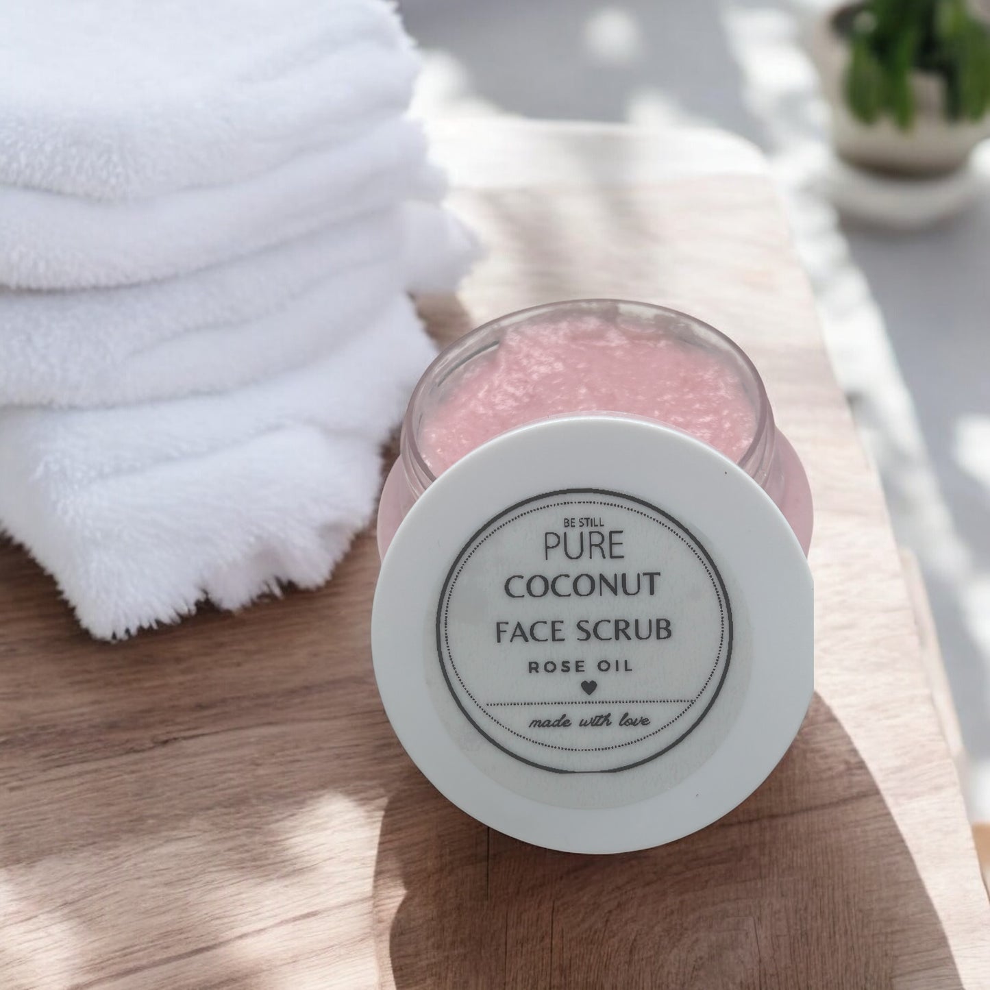 Coconut Rose Glow Face Scrub