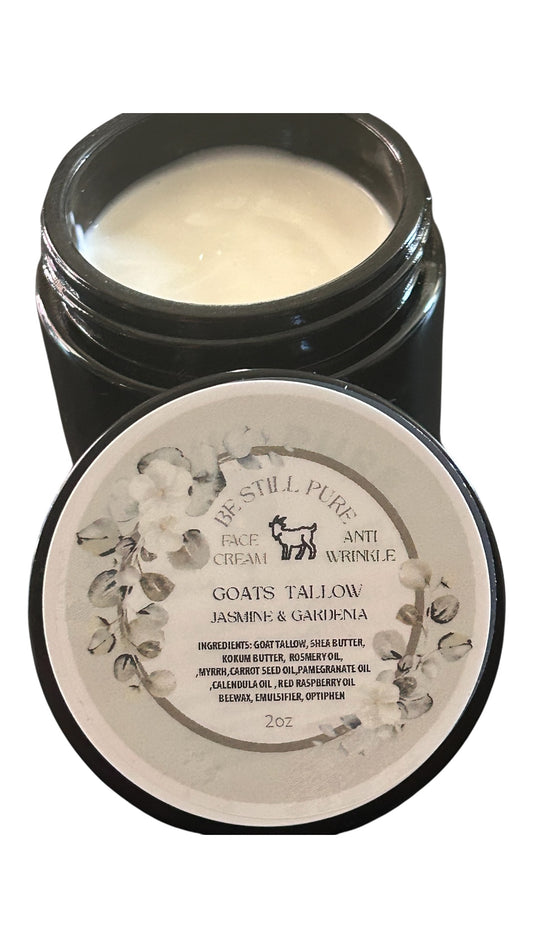 •	“Nourishing Goat’s Tallow – Soft, Smooth, Non-Greasy”
