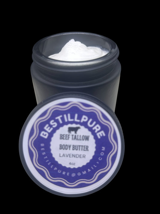 Beef Tallow BodyButter - Non Greasy, 4 oz