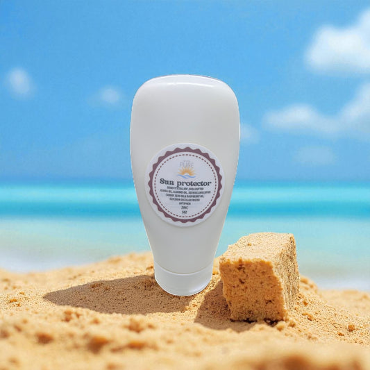 Beef tallow Sun Protector - Zinc Carrot seed Oil , Raspberry oil