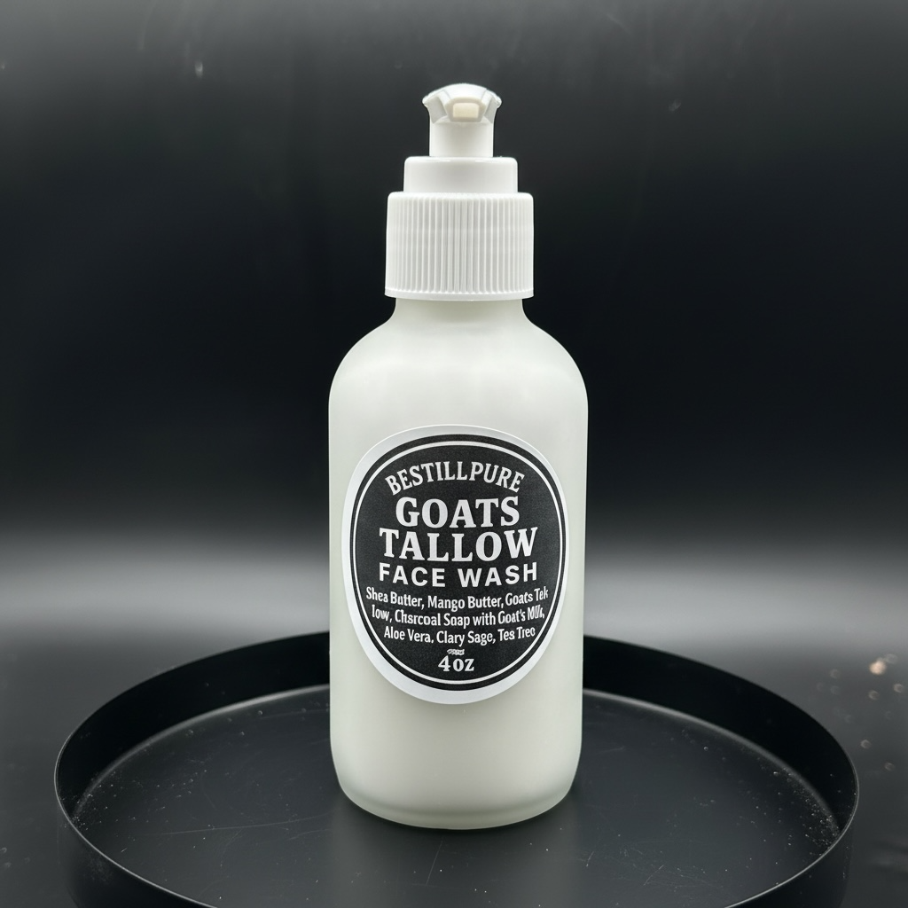 Goats Tallow Face Cleanser. - used organic Tallow